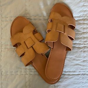 Francesca’s Tan Slides